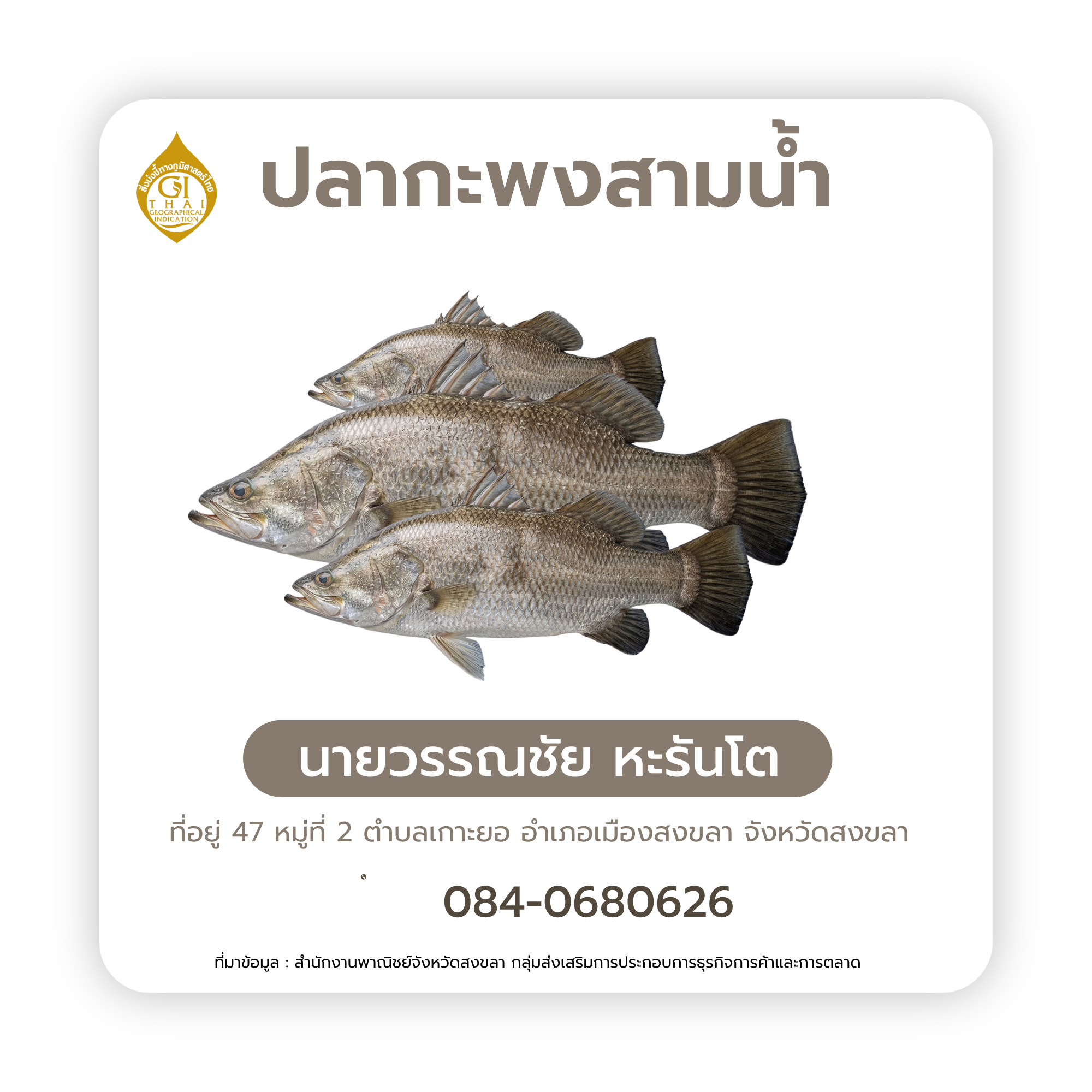 ร้านปลากะพงคุณธวัชชัย